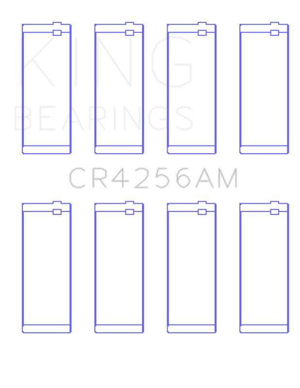 Dodge SRT-4 Engine Connecting Rod Bearing Set - King Engine Bearings - OE-Replacement Version (Bi-Metal) +1.0mm - `03-`09